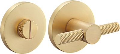 Фиксатор дверной защелки Morelli MH-WC-R6T MSG (матовое сатинированное золото)