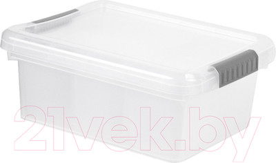 Органайзер для хранения FunBox Standart / FB2036-8ПРОЗ/СЕРС (3л, прозрачный/серый)