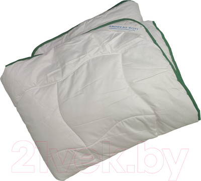 Одеяло Andreas Roti Всесесонное Бязь / ОС010301.3098 (140x205, волна белый)