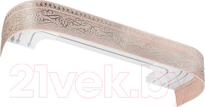 Карниз для штор LEGRAND Прима с поворотами 3.6м / 58075717 (коралл)