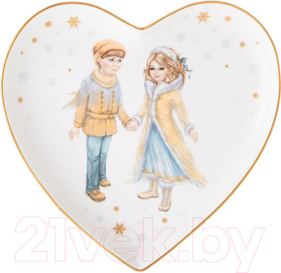 Тарелка закусочная (десертная) Lefard Снежная королева / 590-555