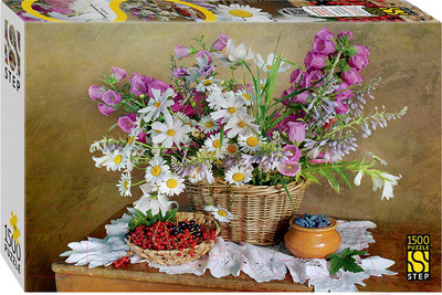 Пазл Step Puzzle Натюрморт с ромашками / 83084 (1500эл)
