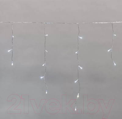 Светодиодная гирлянда Neon-Night Айсикл 255-525 (5x0.6м, белый)