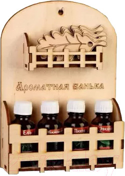 Набор эфирных масел No Brand Ароматная баня с вениками №3 (4x15мл)