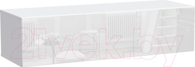 Шкаф навесной НК Мебель Point тип-35 / 71778721 (белый/белый глянец)