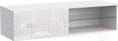 Шкаф навесной НК Мебель Point тип-36 / 71778725 (белый/белый глянец)