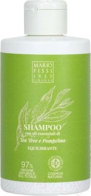 Шампунь для волос Mario Fissi 1937 Equilibrante С маслами чайного дерева и грейпфрукта (300мл)