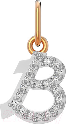 Подвеска из розового золота ZORKA 440059/В (с фианитами)