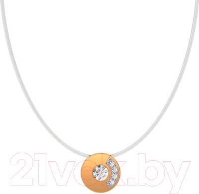 Колье из розового золота ZORKA 580001.14K.R (40см, с фианитами)