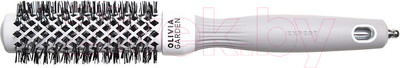 Расческа Olivia Garden Термобрашинг Expert Blowout Shine White&Grey (25мм)