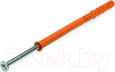 Дюбель рамный ЕКТ 10x160 потай / VE012649 (25шт, нейлон)