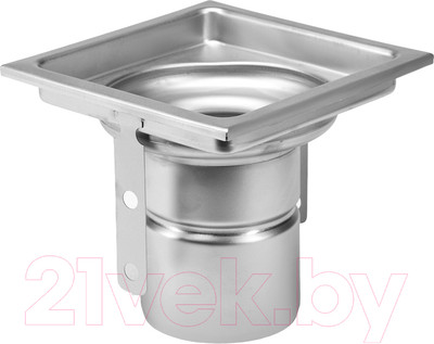 Трап канализационный А-сталь ТВ-1 150x108 L15 с решеткой ячеистой, сито (нержавеющая сталь AISI 304)