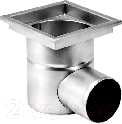 Трап канализационный А-сталь ТГ-5 150x50.8 L15 с решеткой ячеистой, сито (нержавеющая сталь AISI 304)