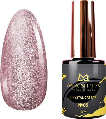Гель-лак для ногтей Manita Professional С эффектом кошачьего глаза №05 Crystal Cat Eye (10мл)