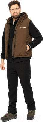 Жилет для охоты и рыбалки Huntsman Фристайл Коричневый Канада (р-р 48-50/176)