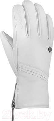 Перчатки лыжные Reusch Camila / 6031120-1103 (р-р 8.5, White/Silver)