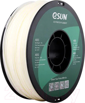 Пластик для 3D-печати eSUN eABS-HS Filament / т0036465 (1.75мм, 1кг, натуральный)
