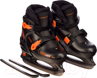 Коньки раздвижные FAVORIT PW-229BK-M