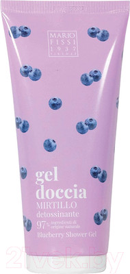 Гель для душа Mario Fissi 1937 Mirtillo Детокс с ароматом голубики (200мл)