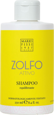 Шампунь для волос Mario Fissi 1937 Zolfo Attivo Equilibrante Восстанавливающий баланс (250мл)