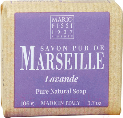 Мыло твердое Mario Fissi 1937 Марсельское Лаванда (106г)