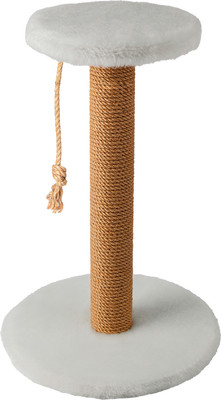 Лежанка-когтеточка Leader Toys Круг с круглой платформой с кошачьей мятой / МТ14011 (белый)