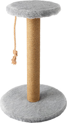 Лежанка-когтеточка Leader Toys Круг с круглой платформой с кошачьей мятой / МТ14021 (серый)