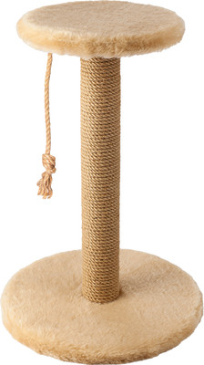 Лежанка-когтеточка Leader Toys Круг с круглой платформой с кошачьей мятой / МТ14031 (коричневый)