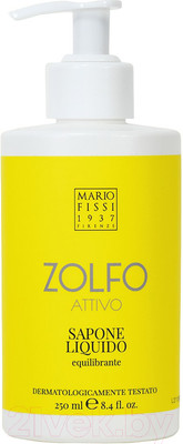 Мыло жидкое Mario Fissi 1937 Серное Восстанавливающее баланс кожи (250мл)