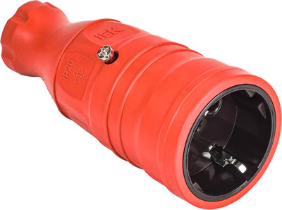 Розетка штепсельная IEK Omega OM-KR20-16-20-P1-00-K04 (красный)