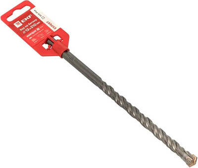 Бур EKF Expert SDS-plus бетон 12x210мм / db-12-210-4x4