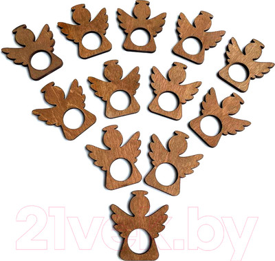 Набор колец для салфеток ОМурМебель Ангел (12шт)