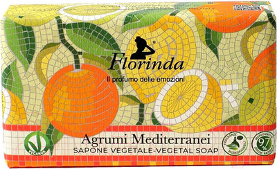 Мыло твердое Florinda Средиземноморские Цитрусы (200г)