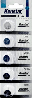 Комплект батареек Kenstar CR1216-5BL 3V / KS-CR1216-5BL