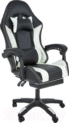 Кресло геймерское Jiqiao DG8003-ЧБ (черный/белый)