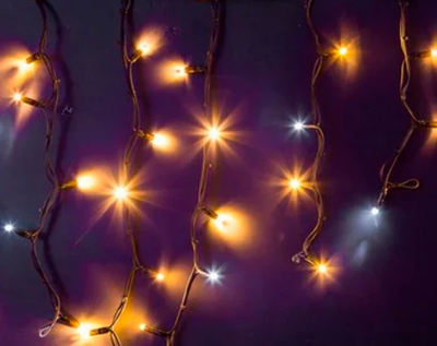 Светодиодная бахрома ULED ULED-LG-90-220V-(B-F-WW/WW)