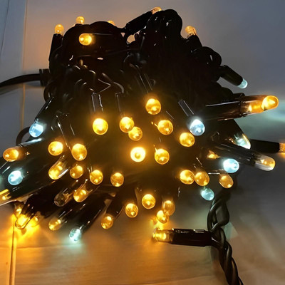 Светодиодная гирлянда ULED Стринг-лайт ULED-SL-100-220V-(F-W-WW/FWW) (10м)