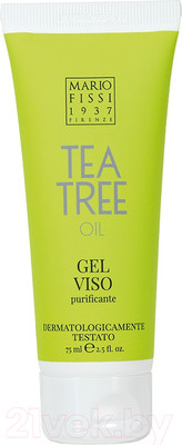 Гель для лица Mario Fissi 1937 С маслом чайного дерева для жирной кожи (75мл)