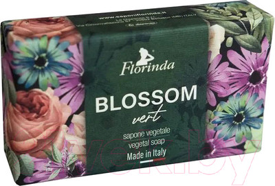 Мыло твердое Florinda Зеленые цветы (200г)