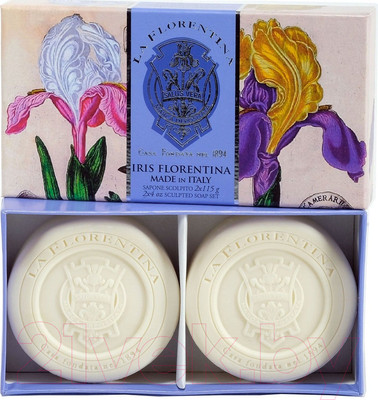 Набор мыла La Florentina Флорентийский ирис (2x115г)
