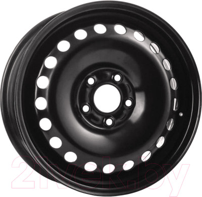 Штампованный диск Eurodisk 64I47D 15x6" 5x112мм DIA 57.1мм ET 47мм Black