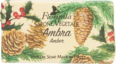 Мыло твердое Florinda Ambra Амбра / 65411 (100г)