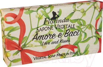 Мыло твердое Florinda Любовь и поцелуи / 65406 (100г)