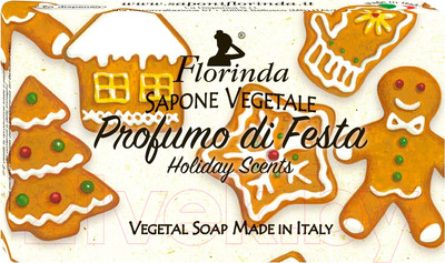 Мыло твердое Florinda Праздничные ароматы / 65408 (100г)