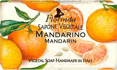 Мыло твердое Florinda Мандарин / 62116 (100г)