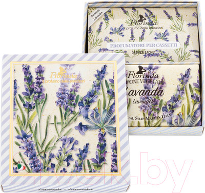 Подарочный набор Florinda Лаванда (мыло 200г + саше ароматическое 3шт)