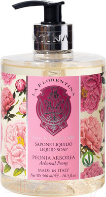 Мыло жидкое La Florentina Arboreal Peony / Изысканный пион (500мл)