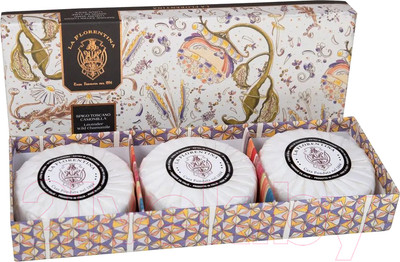 Набор мыла La Florentina Лаванда и дикая ромашка (3x115г)