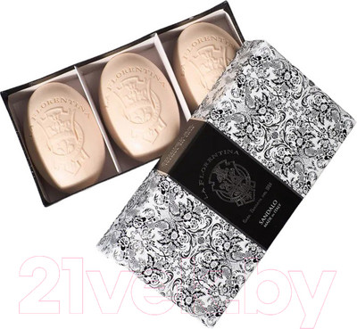 Набор мыла La Florentina Дамасское кружево Сандал (3x150г)