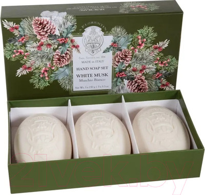 Набор мыла La Florentina Белый мускус (3x150г)
